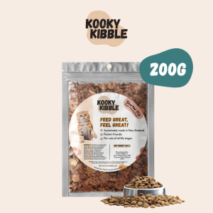 [Starter Kit] Kooky Kibble Cat 200g Grain Free for All Life Stages New Zealand Dry Cat Food