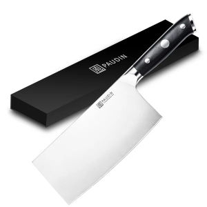 PAUDIN Chinese Cleaver Stainless Steel Butcher Chopping Knife Meat Knife Pisau Potong Daging 8 Inch
