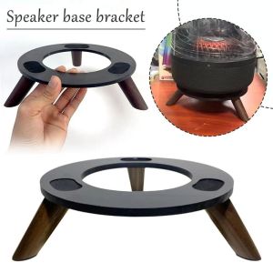 VIVAZ 1Pcs Đã được làm dày Giá đỡ âm thanh Chống sốc Đế gỗ Giá đỡ loa Chống trơn trượt Giá đỡ loa để bàn Dành cho Harman Kardon Aura Studio