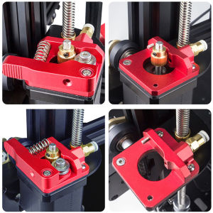 【Dikirim dlm 24jam】Extruder 3D Printer Aksesoris All Full Metal Dual Gear Extruder for Creality MK8 CR8/CR10 Extruder Ender 3