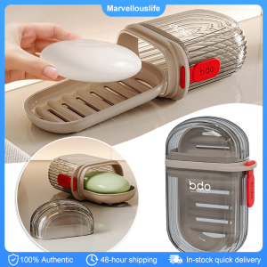 Travel Soap Box Portable Soap Dishes Sealed Drainage Soap Case Non-slip Soap Container Bathroom Accessories