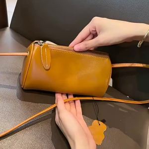 First-layer cowhide summer small crossbody bag for women 2026 Spring and summer newhandbag genuine leather fashion shoulder and crossbody bag