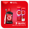 Bộ 3 Kem Đánh Răng Colgate trắng răng Optic White hương đào từ enzyme tự nhiên 80g/tuýp. 