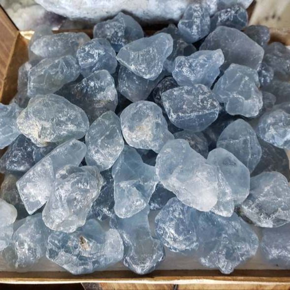 Raw Celestite Crystal Blue Celestite Geode - Celestite Cluster ...