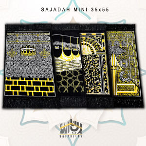 Sajadah Tebal Embos Rumbai Super UltraMotif Kiswah premium Tebal Halus Perlengkapan Shalat