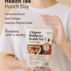 Mens Improves Vitality and Supplements Nutrition Tea Pure Natural Ginseng Mulberry and Wolfberry Health Tea Powerful Kidney Tea Bag