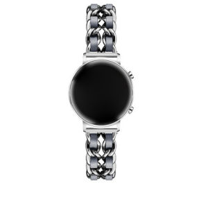 Metal Leather Loop Bracelet Strap For Xiaomi Watch S4 Smart Watch Starp Mi Watch S3/S2/S1 Pro/S1 Active/S1 AP Metal wrist Watchband