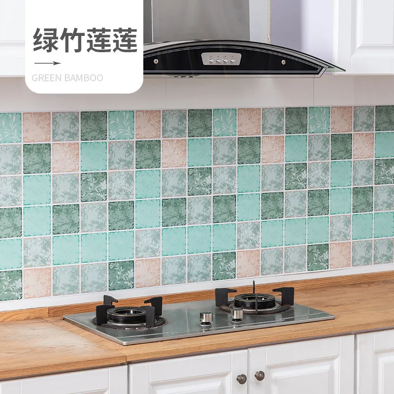 60cm*5m Kitchen Oil-proof Self Adhesive Wallpaper Wall Stickers