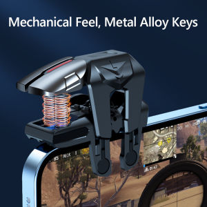 COD [จัดส่งฟรี] 2 ชิ้น 6 นิ้วเกมทริกเกอร์สำหรับ PUBG เกมเกมคอนโทรลเลอร์ยิงปุ่มควบคุมสำหรับ Ios Android โทรศัพท์มือถือโทรศัพท์