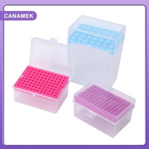 【CANAMEK】 10ul 200ul 1ml 5ml 10ml Plastic Laboratory Pipettor Tip Box For Experiment Pipette Tip Holder Box Micropipette Plastic Box