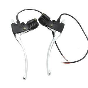 Skateboard cưỡi xe đạp phanh đòn bẩy bền 2 dây Trái phải e-xe đạp điện cần phanh Bộ phận thay thế 2X