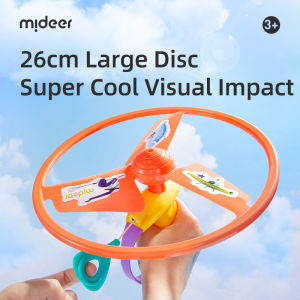 [2026 NEW ARRIVAL] Mideer LED Pull String Flying Propeller Launcher Toy