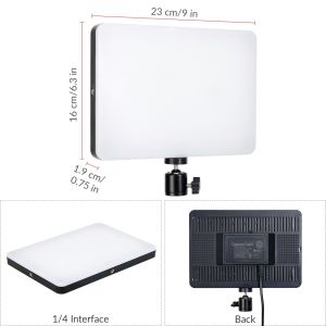 11-inch LED Fill-light Video Panel 2800k-6500k Photography Light With Tripod Desktop Tripod Suitable for Studio and Live