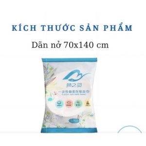 Khăn Tắm Nén Dùng Một Lần 70x140cm Cotton Mềm Mại Khăn Du Lịch Khăn Tắm Tiện Lợi