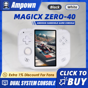 AMPOWN ZERO 40 Handheld Game Console 4 IPS Multi-touch Screen Android A133P Magicx Zero40 WiFi Support Vibration Motor for NDS