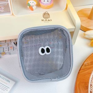 Túi đựng đồ trang điểm đựng mỹ phẩm đựng đồ cá nhân du lịch makeup skincare phụ kiện mini túi lưới đi làm TPK03