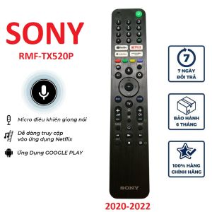 Điều khiển tivi Sony giọng nói rmf-tx520p hàng sịn remote tv sony thông minh tx520p tương thích các đời 2020 đến 2023
