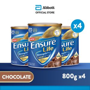 [Bundle of 4] Ensure® Life StrengthProᵀᴹ Chocolate 800g