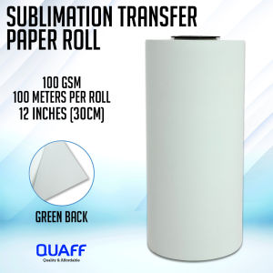 SaleZone - QUAFF Sublimation Paper Roll 100gsm | Transfer Paper for Sublimation Printing