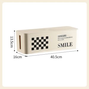 Cnmf hộp lưu trữ dây máy tính để bàn gia đình Sáng Tạo Bảng cắm ổ cắm dây tổ chức Lưu trữ tạo tác