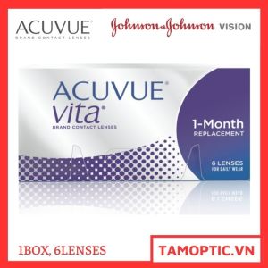 (6 lenses) Kính Áp Tròng 1 Tháng Acuvue Vita 1-Month BC 8.8 Silicon hydrogel