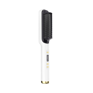 Electric Hot Comb Multifunctional Hair Straightener Curler Comb Negative Ion Anti-Scalding Crimper Hair Iron