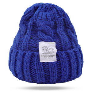 Cute Girl Knit Ear Protection Hat Bear Women Earmuffs Cap Woolen Crochet Bonnet Solid Color Hood Beanies Winter Warm Headgear