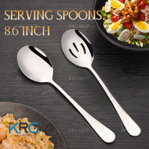 Stainless Steel Serving Spoons Slotted Serving Spoons Set Pie Cake Server Buffet Catering Serving Utensils Set