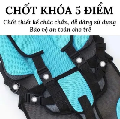 Ghế ngồi oto cho béĐai an toàn bảo vệ cho bé trống trượt nhiều màu bảo vệ toàn diện