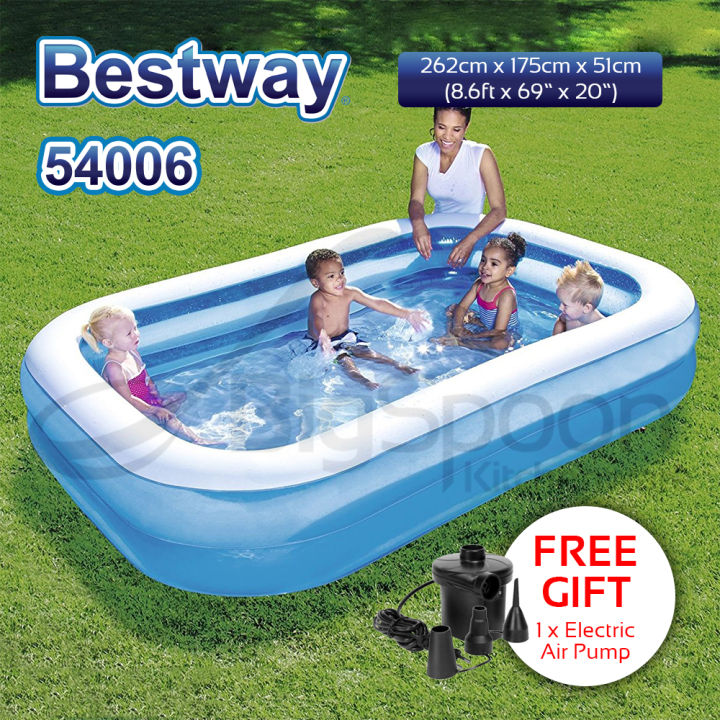 BESTWAY 54006 Inflatable Swimming Pool Large Layers Rings