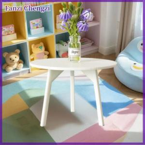 Fanzi 1 Piece Dollhouse Miniature trắng vòng Bảng Mô hình mô phỏng đồ nội thất trang trí DIY phụ kiện đồ chơi