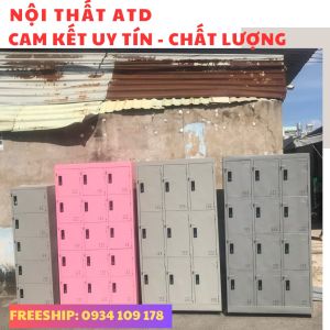 Tủ sắt nhiều ngăn có khóa riêng- tủ locker đựng đồ dùng nhân viên khách hàng có chìa khóa mỗi hộc giá rẻ tận xưởng ATD Chưa Có Đánh Giá 0 Đã Bán