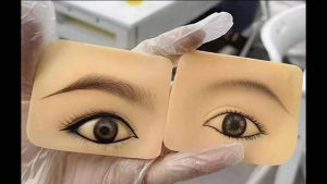 3D ซิลิโคนผิว Pad สำหรับคิ้วตาไก่ Microblading/microshading สำหรับศิลปินสักและผู้เริ่มต้น