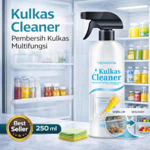 Home Kimia Kulkas Cleaner - Pembersih Kulkas Anti Bakterial 250ml Bonus Lap Microfiber