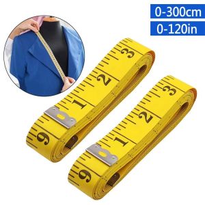 120 Inch/300cm Body Measuring Ruler Sewing Tailor Tape Measure Centimeter Meter Sewing Measuring Tape Soft Ruler