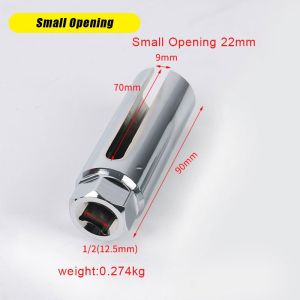 22mm 1 / 2 "Ổ Cắm Cờ Lê Đa Năng Ô Tô tuýp mở Cảm Biến Oxy Công Cụ Loại Bỏ Xe O2 Oxygen Sensor Chuyên Nghiệp Chân Không