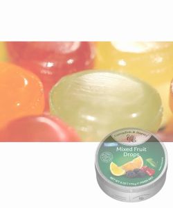 Cavendish & Harvey Mixed Fruit Sugar Free Drops 175g – Premium Assorted Candy in Tin