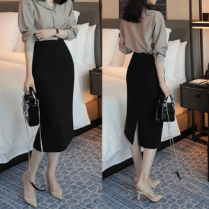 Chân váy bút chì dáng basic sang chảnh chất Umi Hàn mềm mịn không nhăn không phai màu