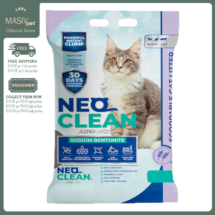 Neo Clean Advance Sodium Bentonite 8.3kg 10 Liters Cat Litter