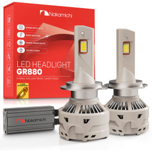 2PCS Nakamichi Car LED Headlight/Foglight 300W H1 H4 H7 H8/H11 HB3/9005 HB4/9006 H1R2/9012 GR880