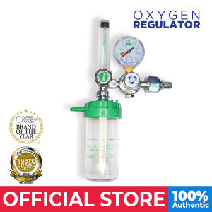 Oxygen Regulator With Pressure Gauge Oxygen Tank Medical Complete Set With Wrench Nasal Cannula