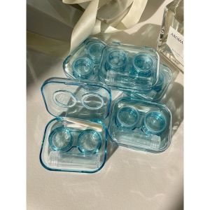 EVA TRANSPARANT SOFTLENS CASE / KOTAK SOFTLENS AKRILIK TRAVEL MINI/ CASE LENSA MINI KARAKTER LUCU TEMPAT KONTAK LENSA