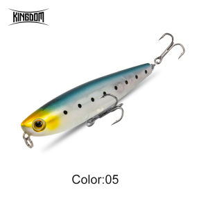 Kingdom bait Fishing Lures Pencil 90mm Surface Floating Hard Baits Top water Walk dog Artificial Fishing Wobblers Bass Plastic Walker