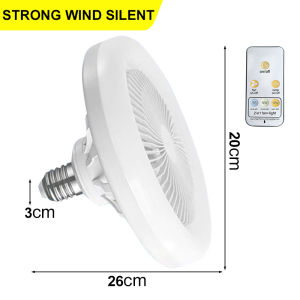 Ceiling Fan with Light Dimmable LED Ceiling Lamp with Remote Control Low Profile Ceiling Fan for Living Room Dining Room