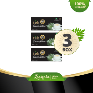 Teh Daun Sukun Premium Laasyaka Herbal (Dapat 3 Box)