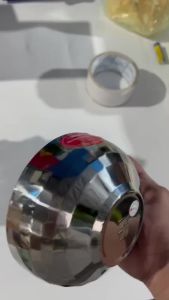 Chén Inox Vân Kim Cương Size 13cm Thành Phát – Chén Ăn Cơm Inox 201/304 Dày Dặn Sáng Bóng