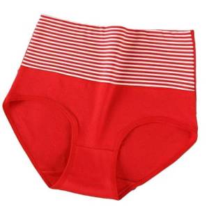 6Pcs Cotton High Waist Panty Women Plus Size Panties Antibacterial Breathable Underwear Ladies Comfortable Briefs