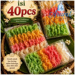 Parered mentah Kue Dapros Kerupuk Kering Lezat Gurih Tanpa Bahan Pengawet
