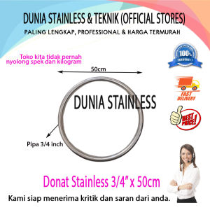Gelang Donat Stainless 3/4" x 50cm