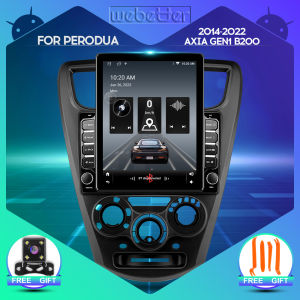 WeBetter TopNavi Android 4Core IPS 9.7inch Vertical Screen Car Radio Audio Video Stereo Player For Perodua Axia Gen1 B200 2014-2022 With BT WiFi SWC MirrorLink Rear View GPS Navigation